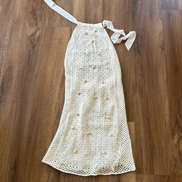 Pitusa Puka Shell Crochet Mini Dress